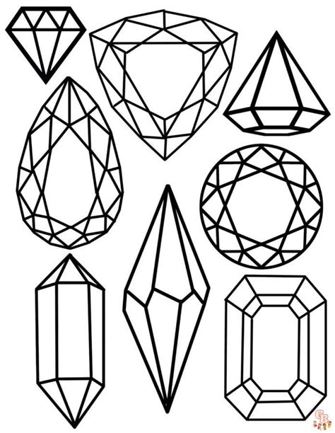 printable crystal coloring pages fee  kids  adults