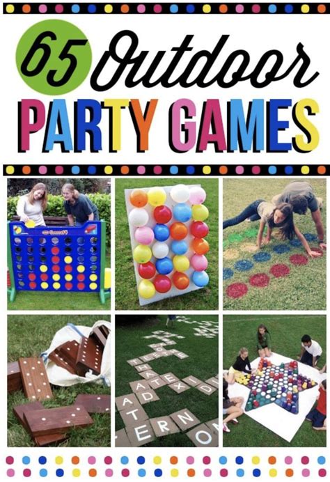 outdoor games  kids adults graduation party activities