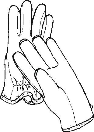 gloves coloring page baseball glove coloring page