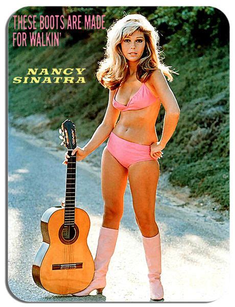 £9 95 Gbp Nancy Sinatra These Boots Were Made For Walking Mouse Mat