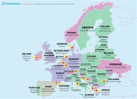 top tourist attraction   country  maps earths