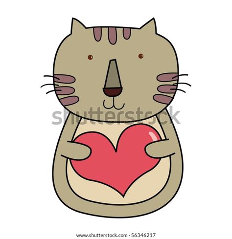 Cute Pussy Love 8 Stock Vector Royalty Free 56346217 Shutterstock