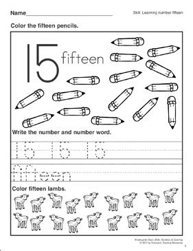 counting  worksheets