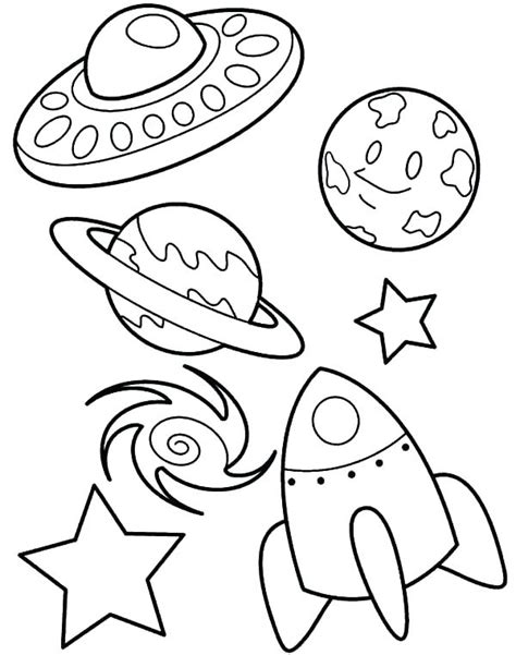 space coloring pages  preschoolers  getcoloringscom