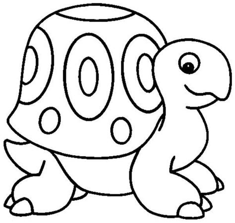 easy turtle coloring pages  kids turtle coloring pages animal