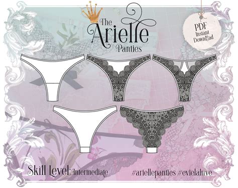 Arielle Tanga Panties Sewing Pattern Pdf Instant Download Etsy Canada