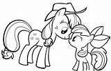 Coloring Cutie Pony Mark Pages Little Crusaders Getcolorings Rainbow sketch template