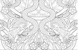 Colouring Jungle Webster Joanna Snakes sketch template