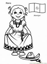 Coloring Pages Children Around Kids Printable Multicultural Mexico Crafts Clipart Boyama Culture Cartoons Colouring Printables Diversity Dünya Clip Google Search sketch template