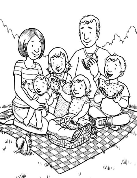 printable family coloring pages everfreecoloringcom