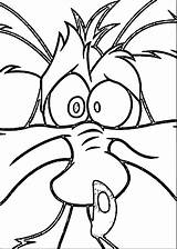 Looney Tunes Wile Coyote Wecoloringpage sketch template