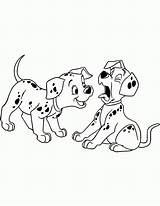 Coloring Clipart 101 Dalmatians Pages Puppies Disney Two Printable 102 Dogs Dog Dalmatian Clip Cliparts Print Playing 1001 Coloringbay Popular sketch template