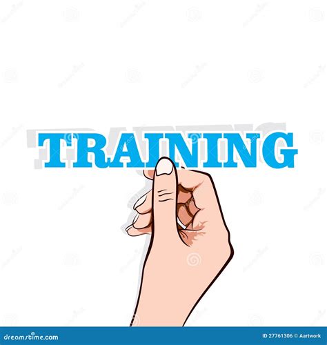 training text  hand stock vector illustration  promotion