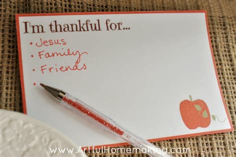 thanksgiving cards  printable artful homemaking