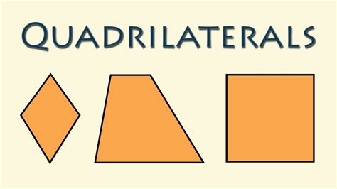 types  quadrilaterals