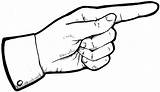 Finger First Index Clipart Clip sketch template