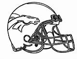 Coloring Pages Broncos Nfl Choose Board Football sketch template