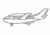 Pesawat Mewarnai Terbang Pobarvanke Letala Clipartmag 4kids sketch template