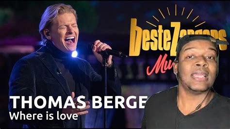 thomas berge   love beste zangers musical  reaction
