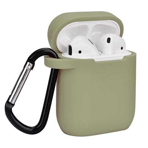 apple airpods case airpods case silicone army green fr wireless