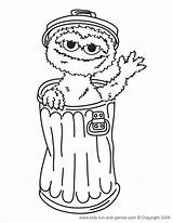 Coloring Oscar Pages Grouch Elmo Printable Kids Clipart Sesame Street Print Baby Sheets Colouring Popular Fun Character Characters Choose Board sketch template