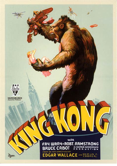 King Kong Poster 1933 King Kong Movie King Kong 1933 King Kong