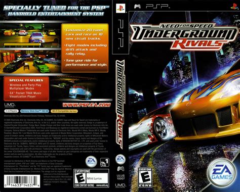 Need For Speed Underground Arrivals Playstation Portable Covers