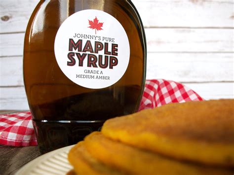 custom modern maple syrup labels gifts  home based maple sugarers