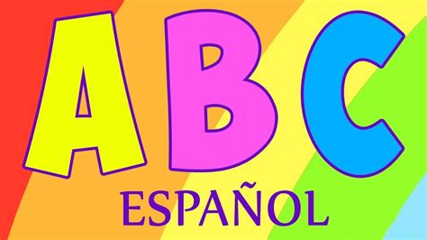Abecedario En Español Para Niños Jugando Abc De Las