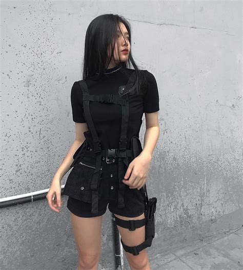 female techwear   techwear fashion swaggy outfits edgy outfits