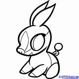 Pokemon Chibi Coloring Pages Tepig Draw Colouring Drawings Choose Getcolorings Board Books sketch template