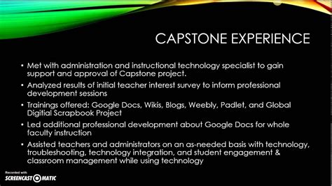 capstone  youtube