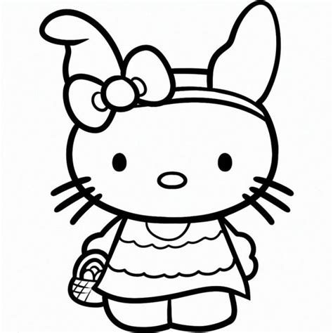 kitty face coloring pages coloring home