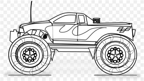 pickup truck colouring pages coloring book monster truck batman png