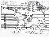 Rodeo sketch template