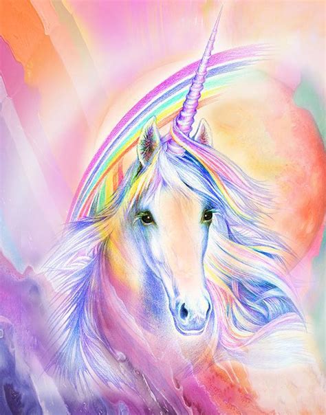 rainbow unicorn square diamond painting unicorn painting unicorn