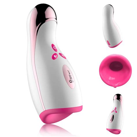 Heating Oral 7 Frequency Vibrating Male Masturbator Electric Pulse