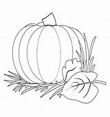 Coloring Pages Harvest Pumpkin Thanksgiving Fall Printable Color Kids Halloween Christian Clipart Happy Getcolorings Colouring Adult sketch template