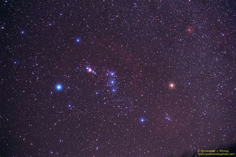 starry night photography orion constellation