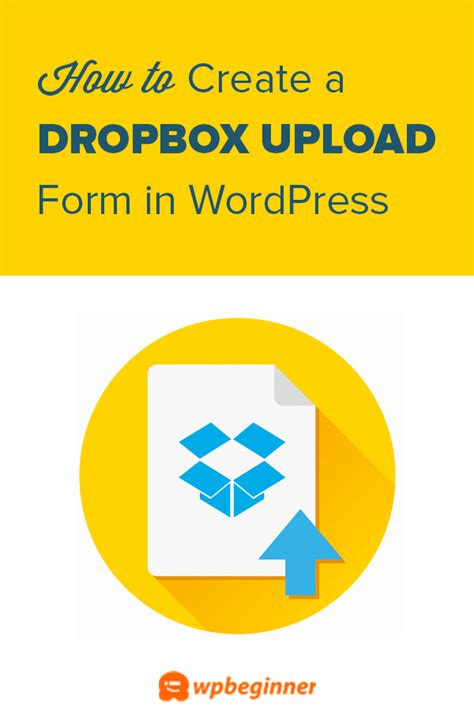 create  dropbox upload form  wordpress wordpress