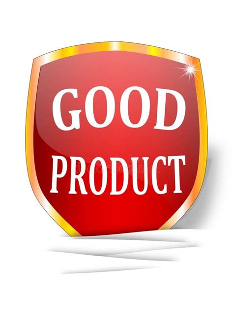 label indicating  good product stock illustration illustration