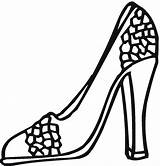 Tacon Shoe Coloring4free sketch template