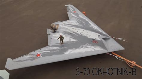 meet    okhotnik    advanced russian stealth heavy combat drone youtube