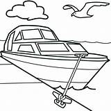 Boat Speed Coloring Pages Getdrawings sketch template