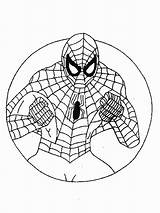 Spider Man sketch template