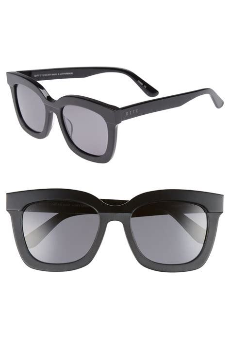 diff carson 53mm polarized square sunglasses nordstrom