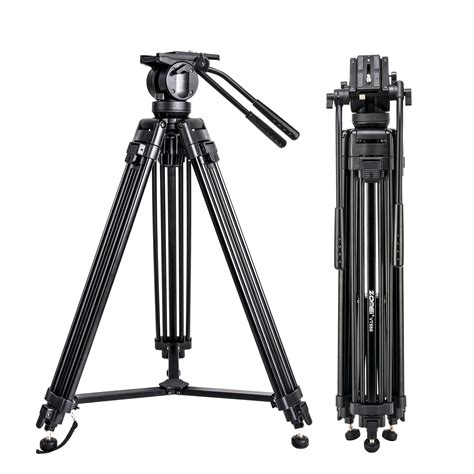 zomei vt professional heavy duty dv video camera tripod  fluid pan headvideo tripod