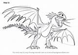 Dragon Train Nadder Deadly Draw Step Drawing Tutorials Drawingtutorials101 Tutorial Cartoon Learn sketch template