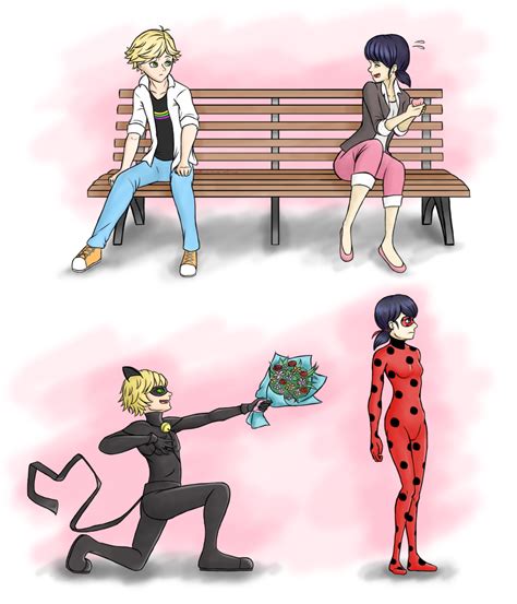 Marinette And Adrien Chat Noir And Ladybug Miraculous
