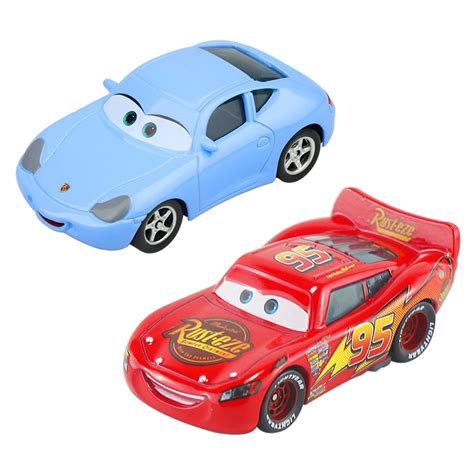 Disney Pixar Cars 1 Lightning Mcqueen Lovers Sally 1 55 Diecast Metal